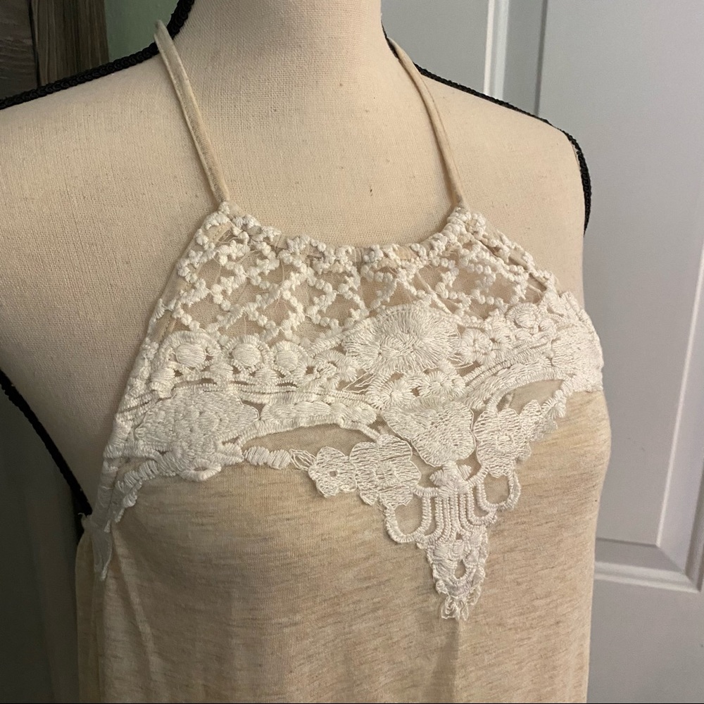 Maurices - Cream halter top
